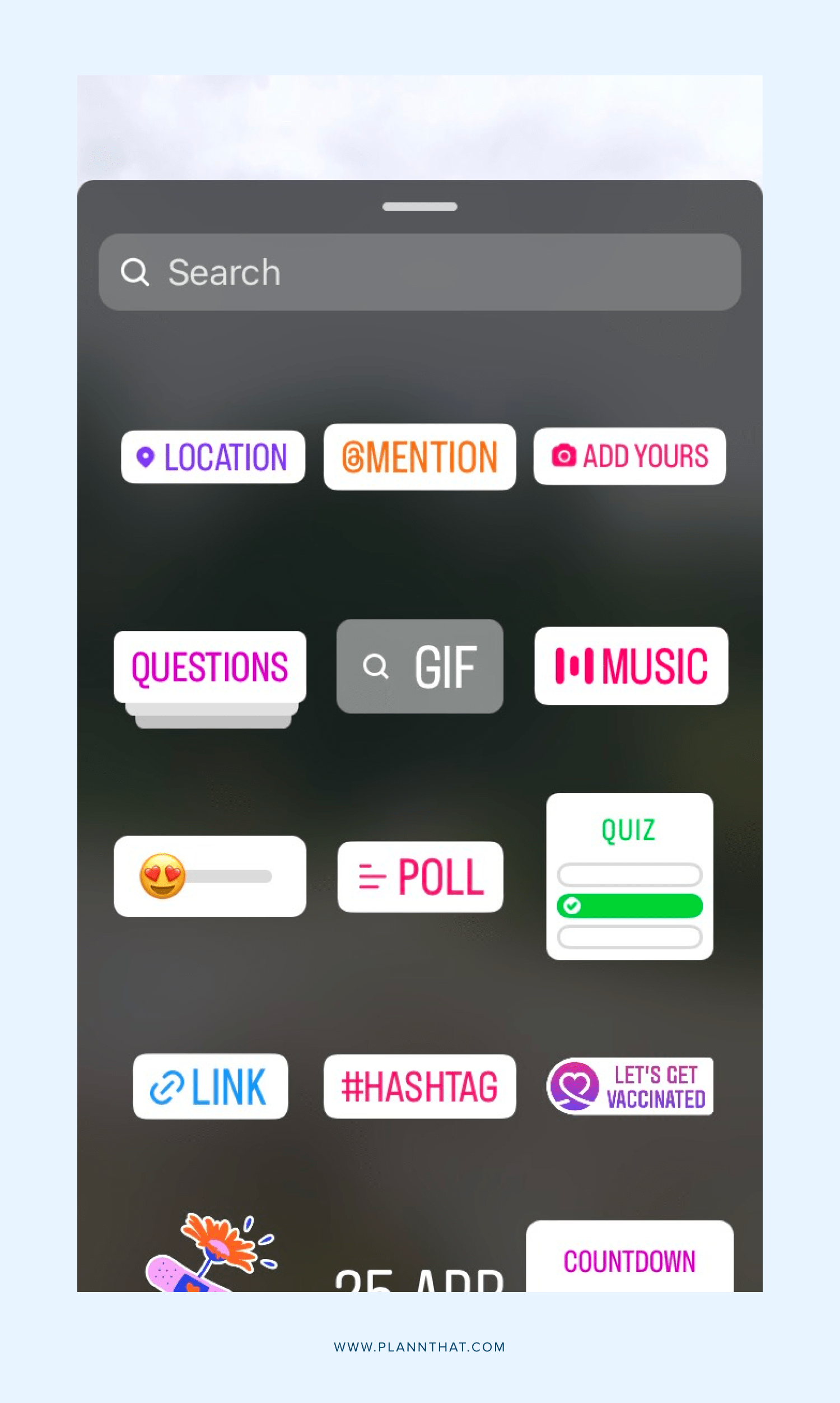 Instagram Stories Stickers